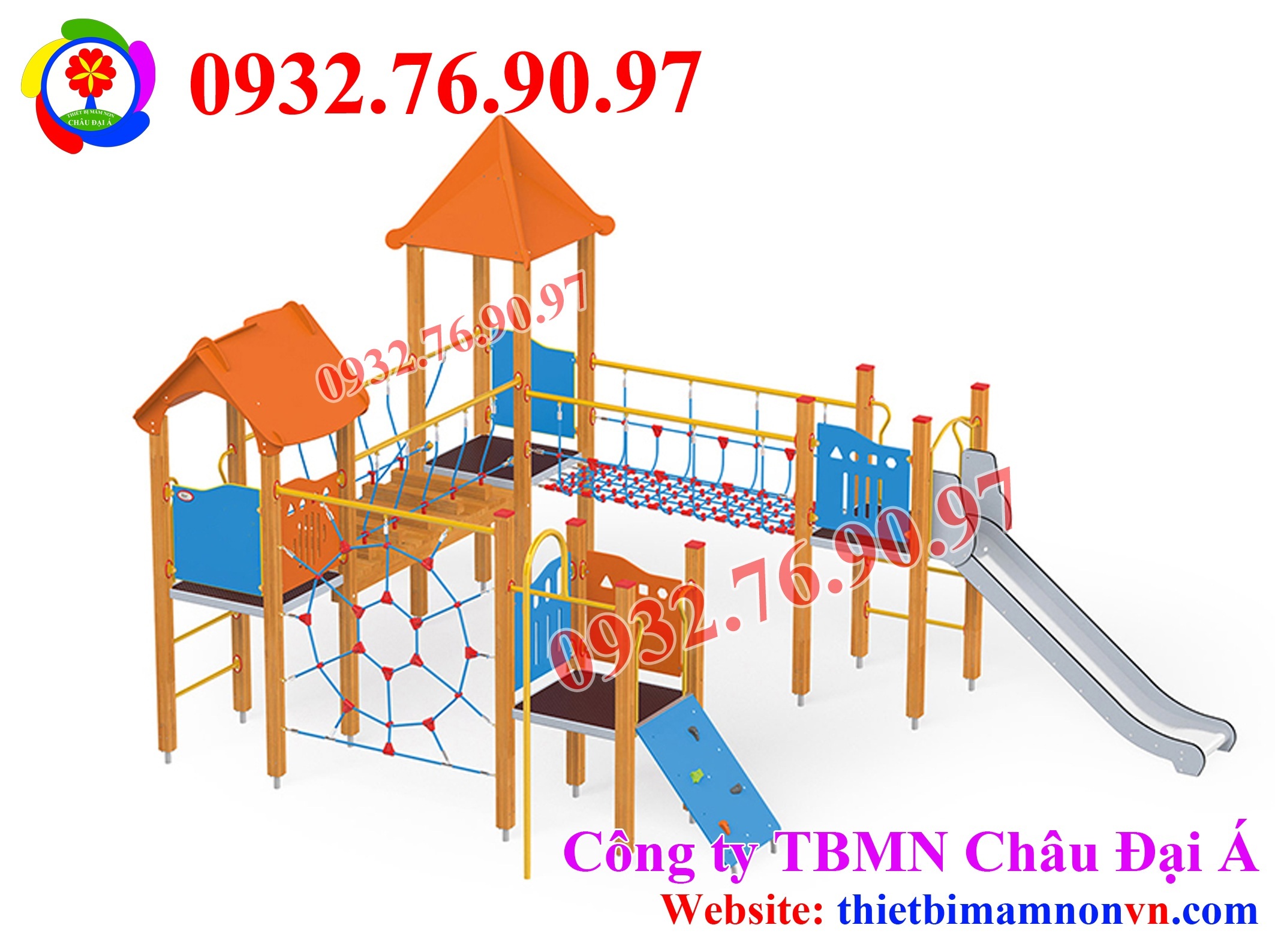 Cầu trượt vận động liên hoàn