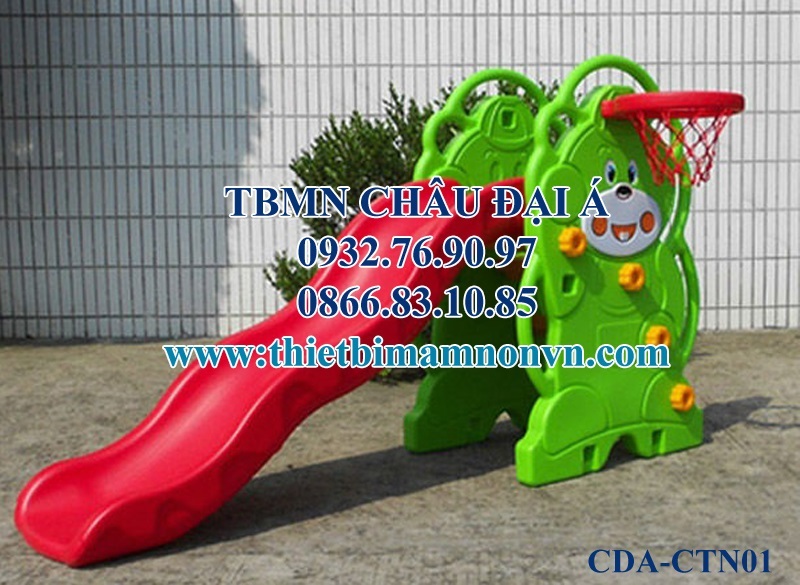 Cầu trượt nhập khẩu màu xanh lá