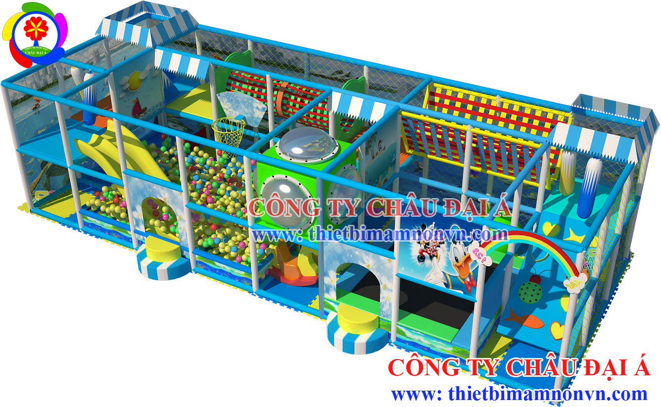 thiết kế thi công khu vui chơi liên hoàn trẻ em hiện đại 11