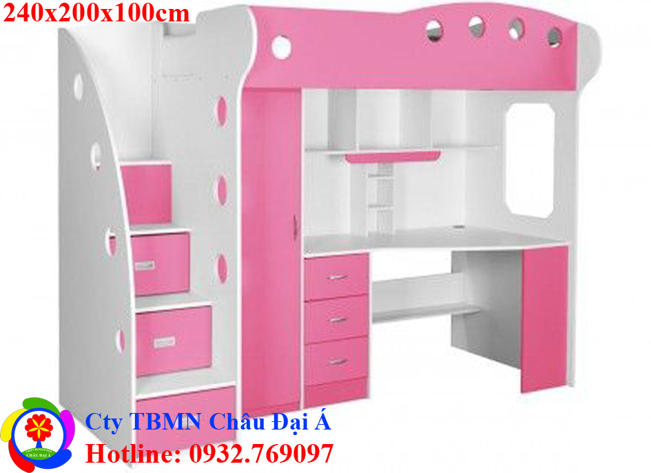 Giường tầng cho bé gái