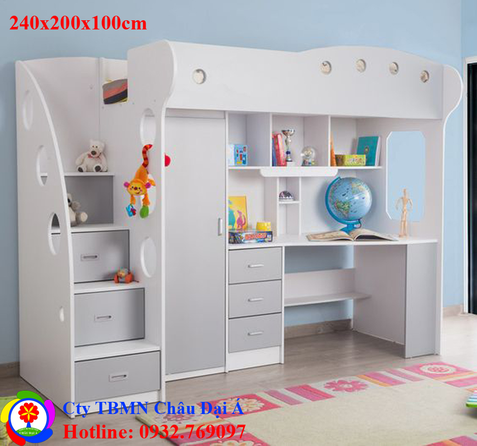 Bàn học giường tầng