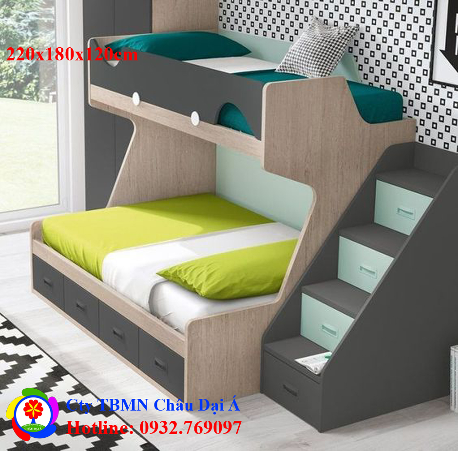Giường tầng trẻ em đẹp hiện đại giá rẻ
