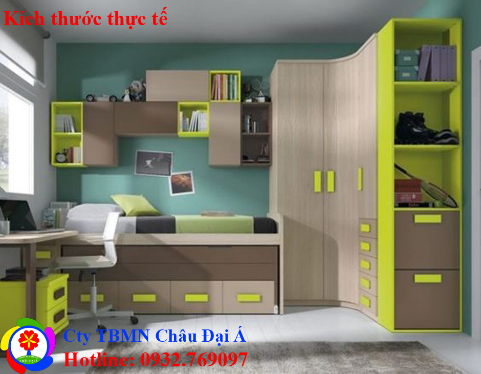 Giường tủ kệ bàn học trẻ em