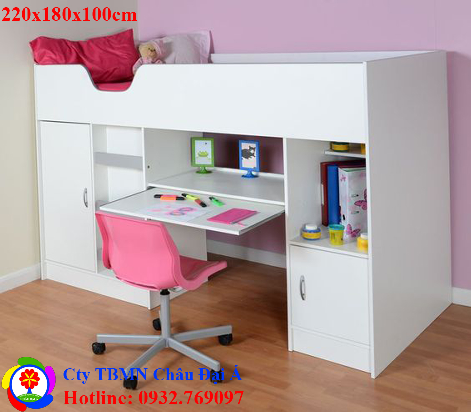 Giường tầng bàn học
