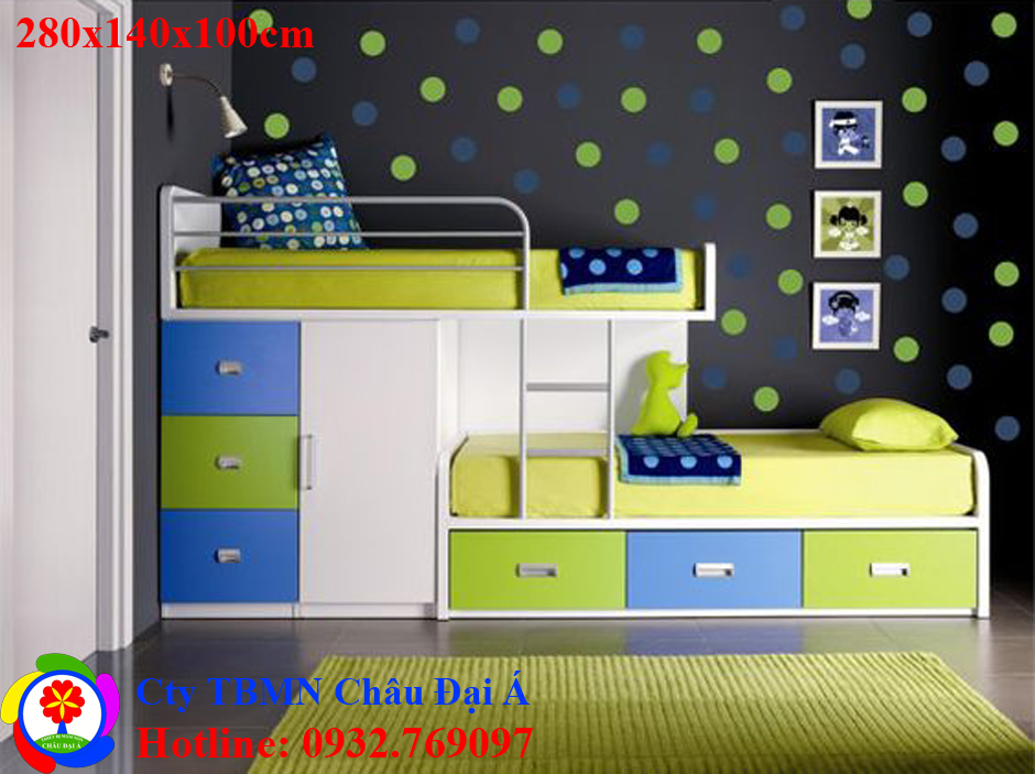 Bộ giường tầng cho con