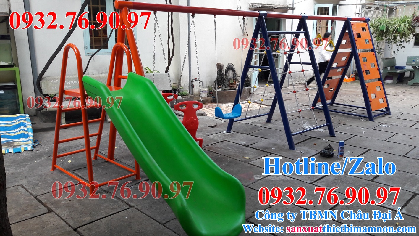 Xích đu cầu trượt thang leo