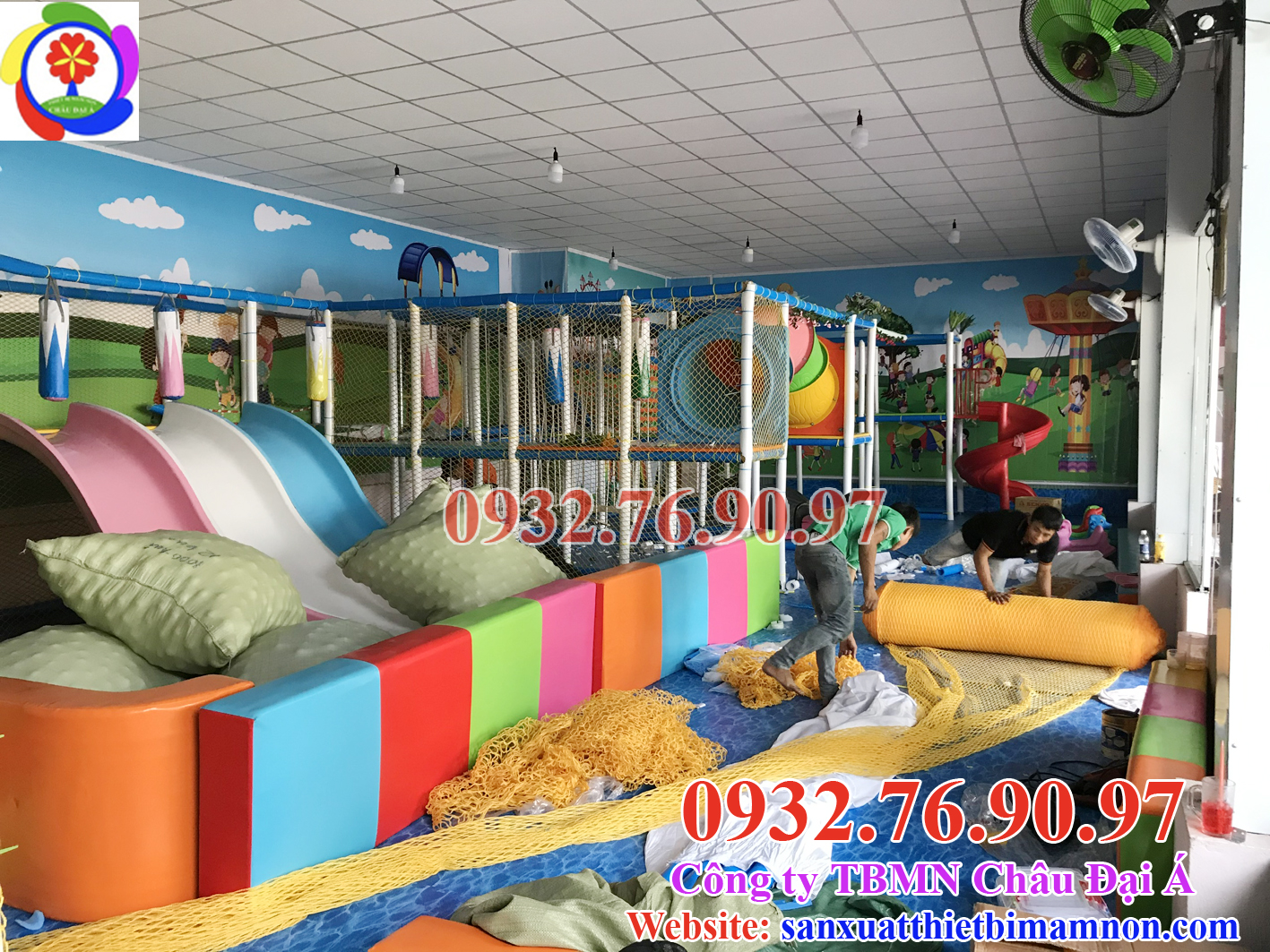Kéo lưới khu vui chơi