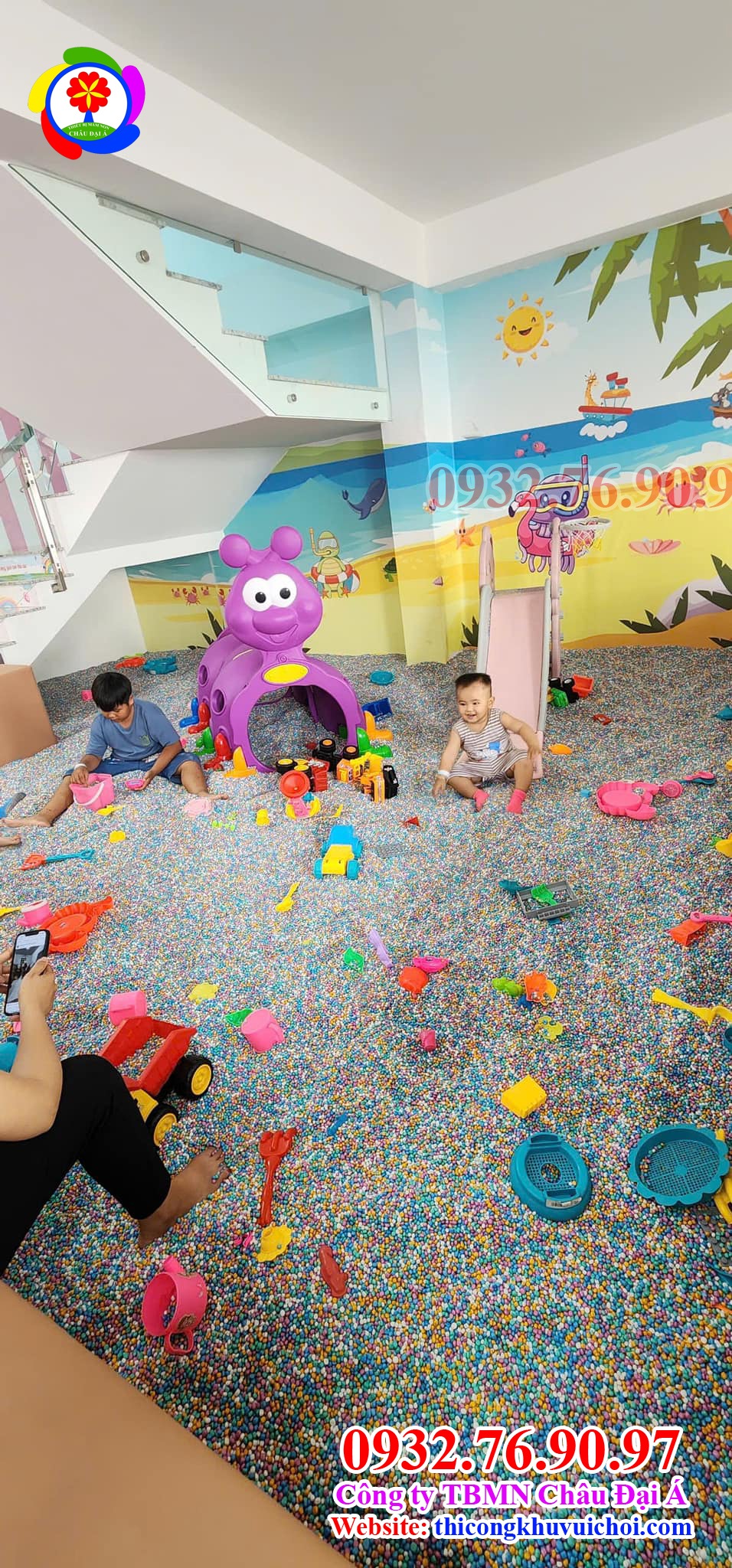 Thiết kế thi công khu vui chơi siêu đẹp (1)