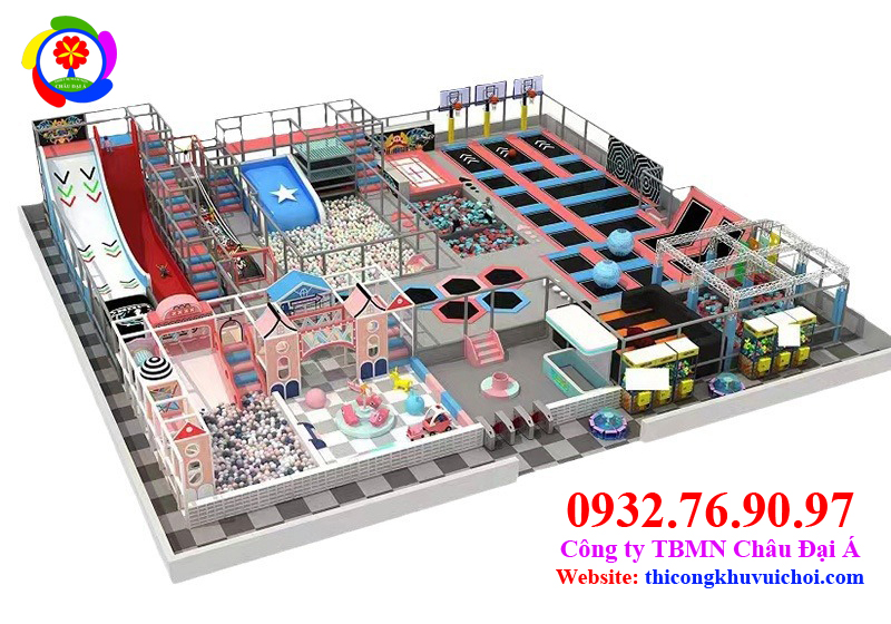 Thi công trọn gói khu vui chơi trong nhà