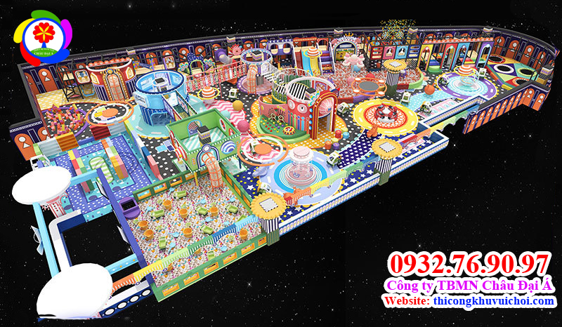 Khu liên hoàn  vận động cho bé