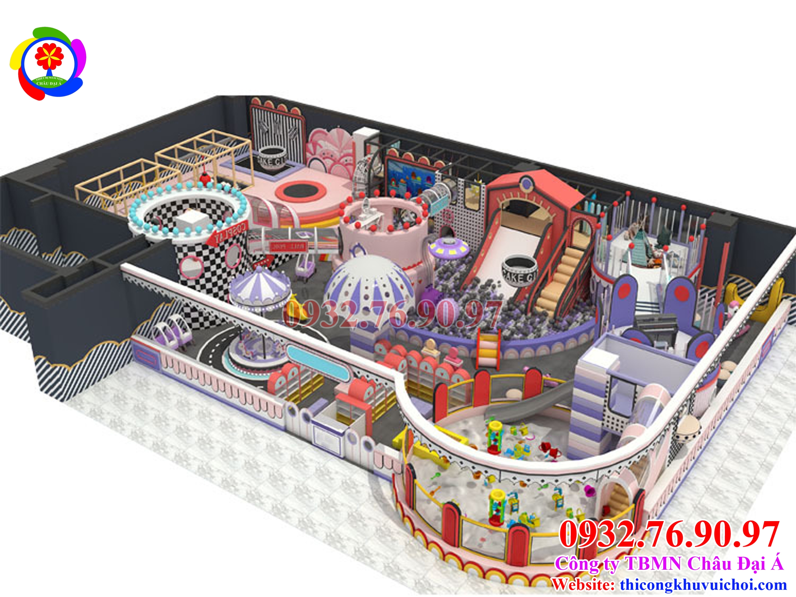 mô hình khu vui chơi (1)