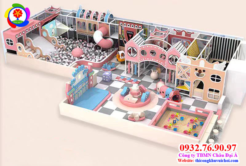 Mô hình khu vui chơi đẹp, hiện đại