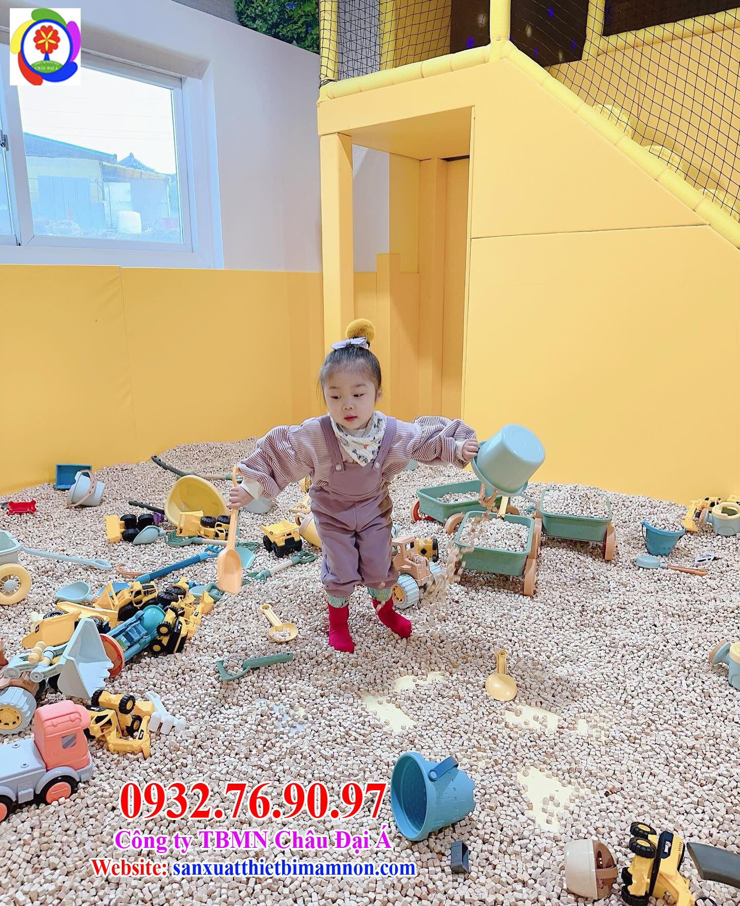 Hạt sứ dùng trong khu vui chơi