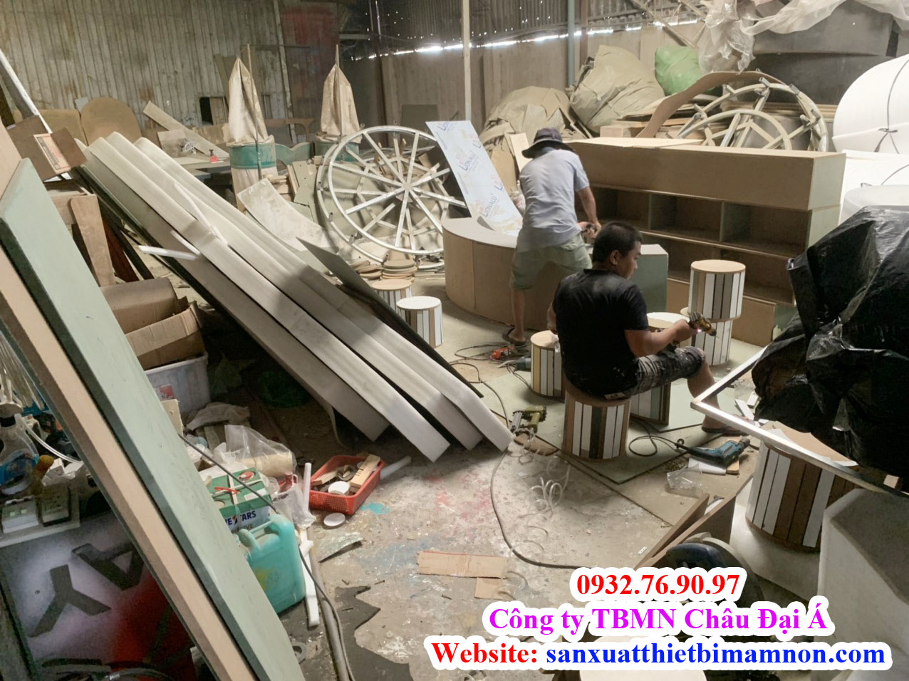 Xưởng thi công khu vui chơi (49)