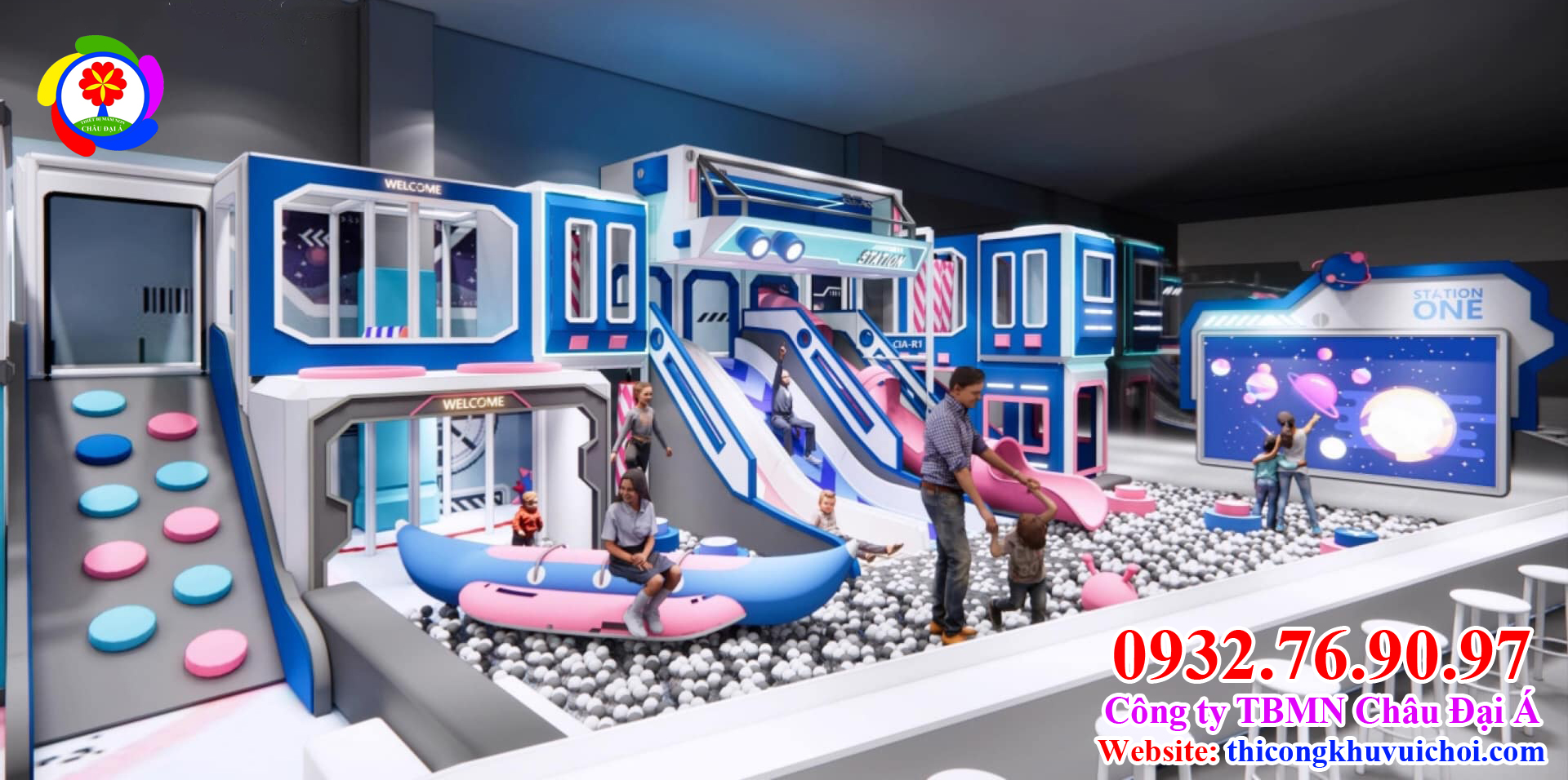 Thiết kế thi công khu vui chơi (4)