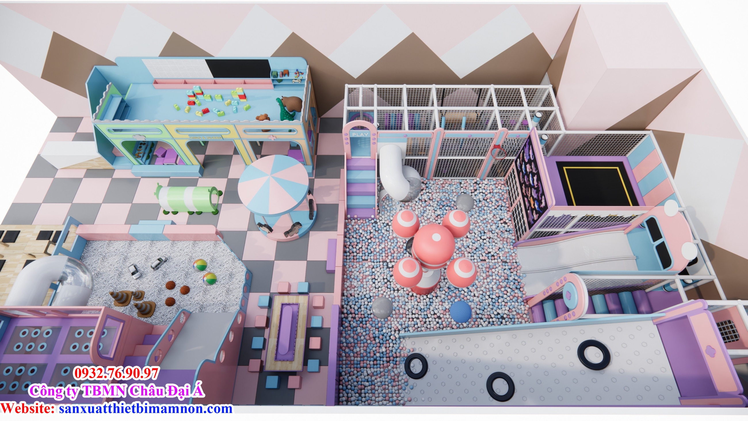 Mô hình khu vui chơi (2)