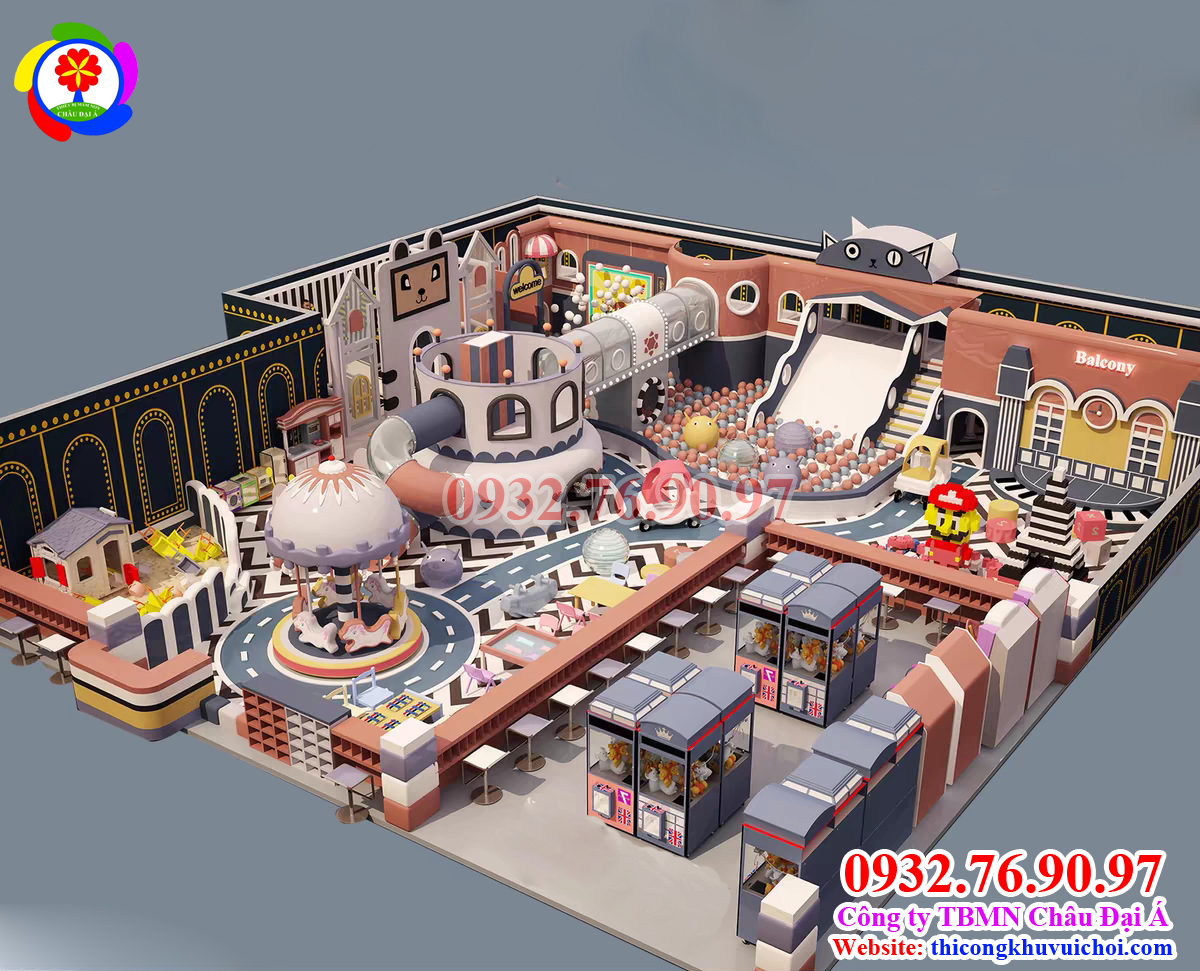 Mô hình khu vui chơi hiện đại