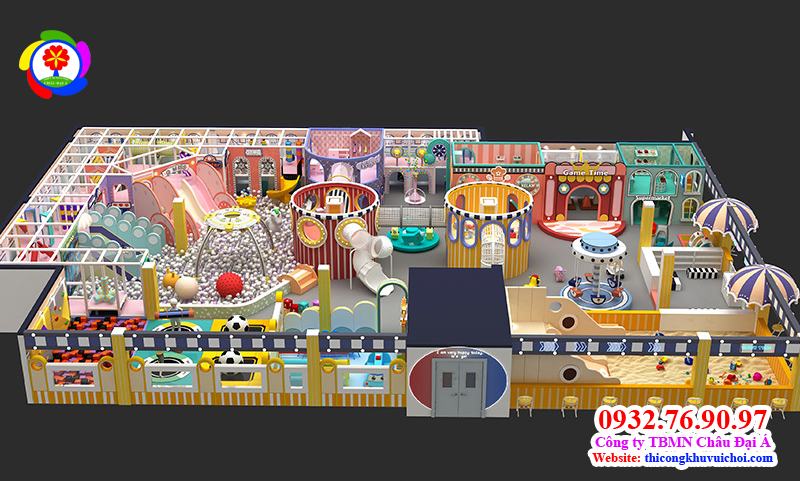 Thiết kế thi công khu vui chơi hiện đại (4)