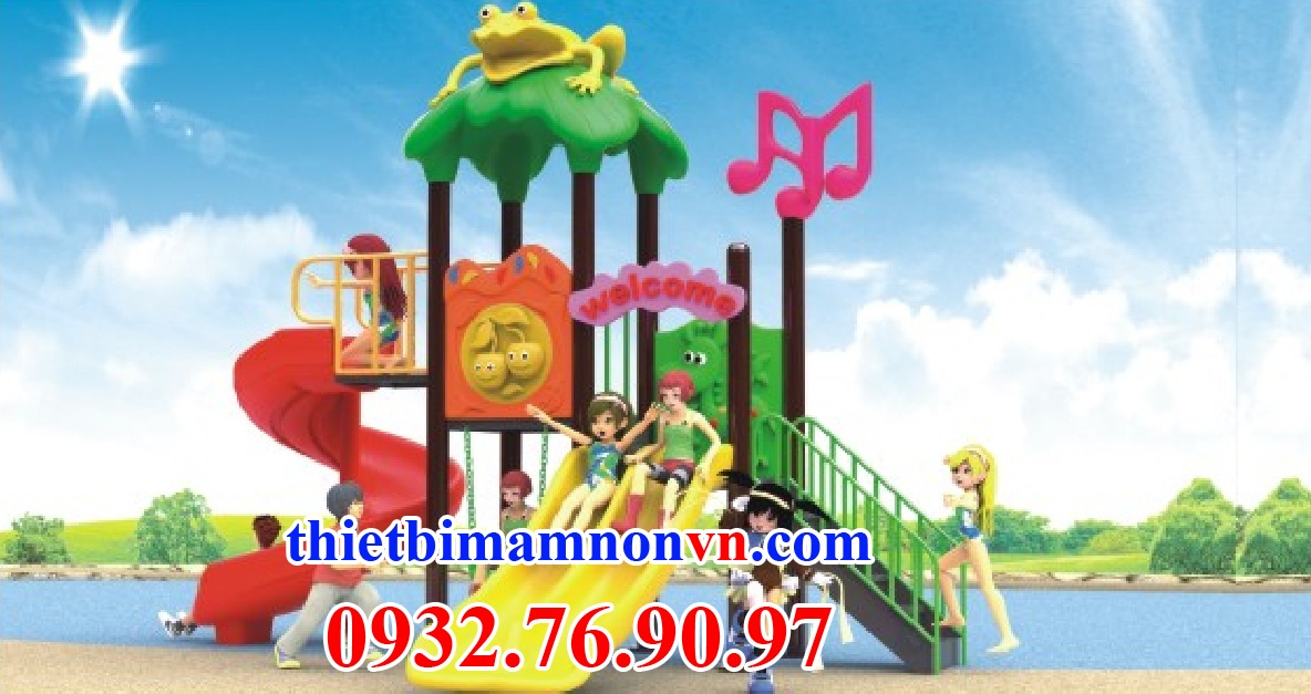 Cầu tuột máng xoắn con ếch
