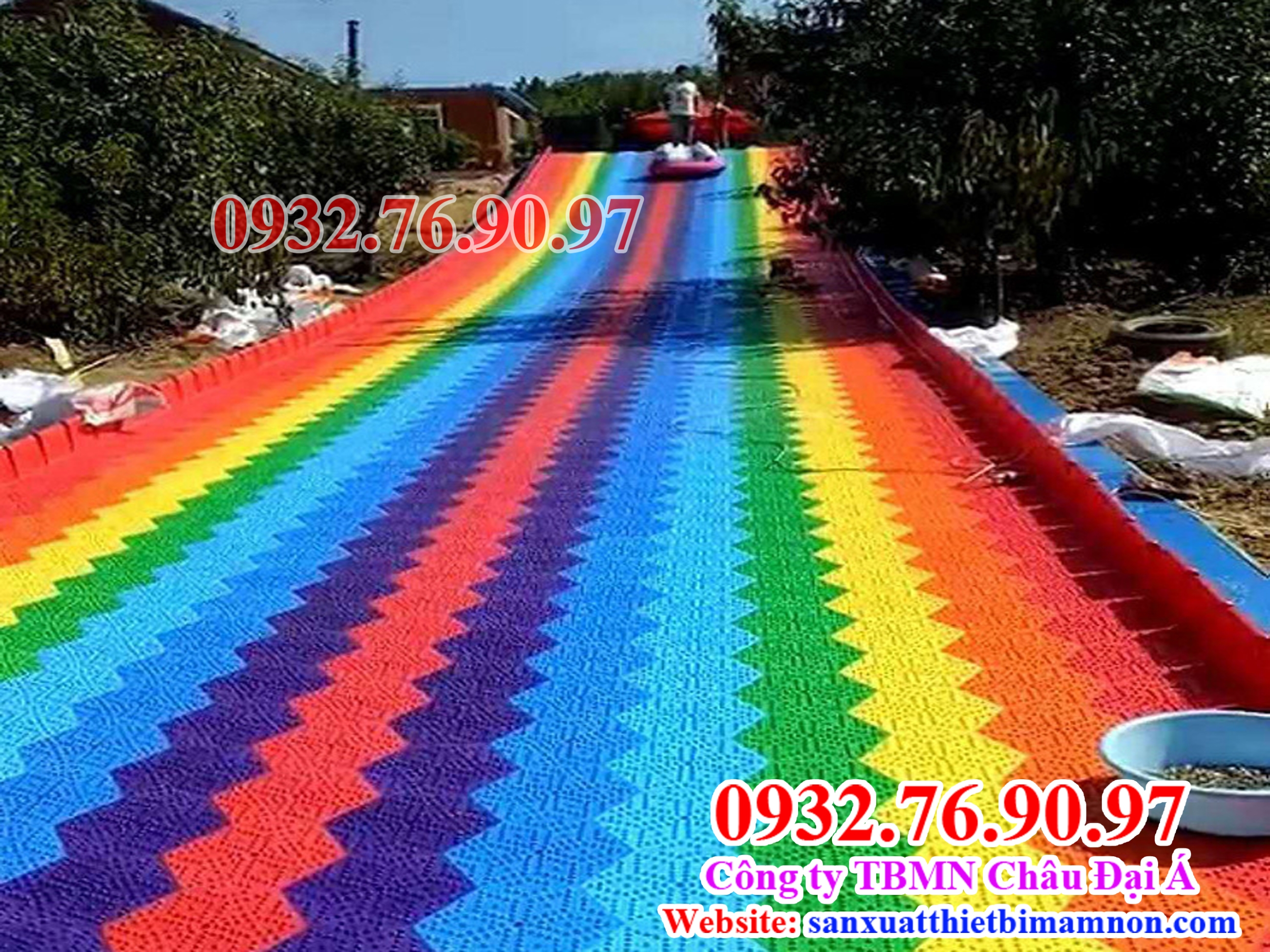 Trượt bi trượt cầu vồng siêu đẹp