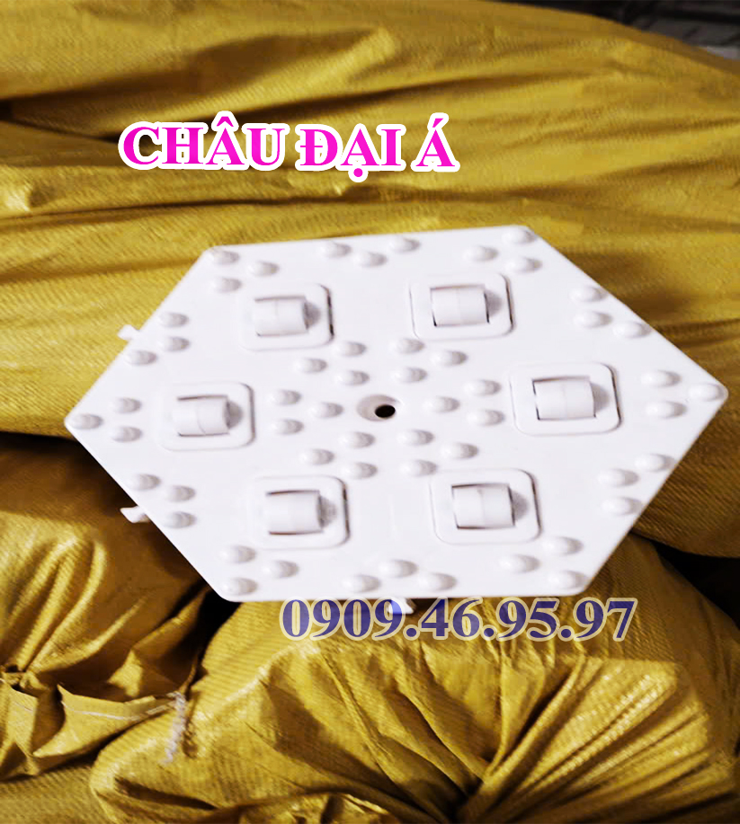 tấm trượt gai màu trắng