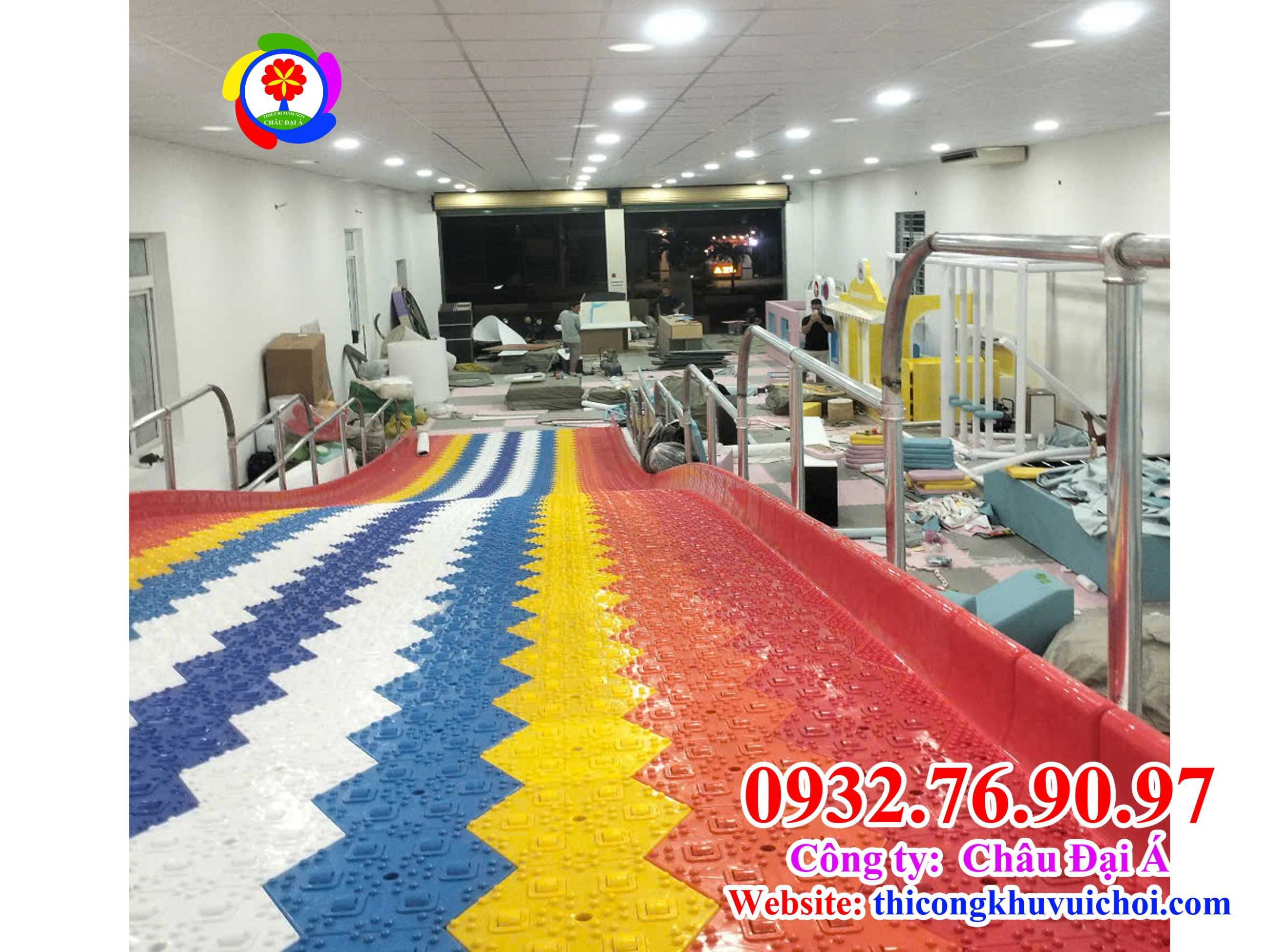 trượt cầu vồng trượt bi (8)