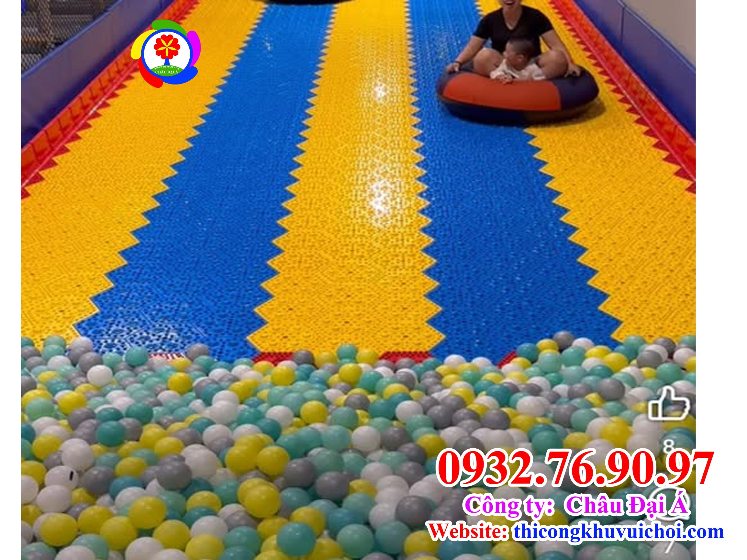 trượt cầu vồng trượt bi (7)