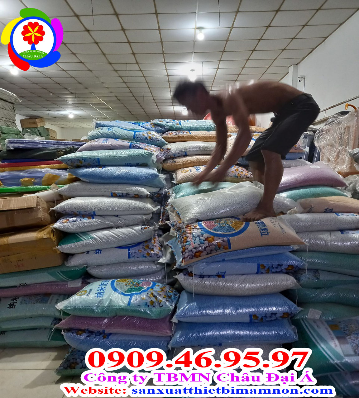 Hạt sứ dùng trong khu vui chơi