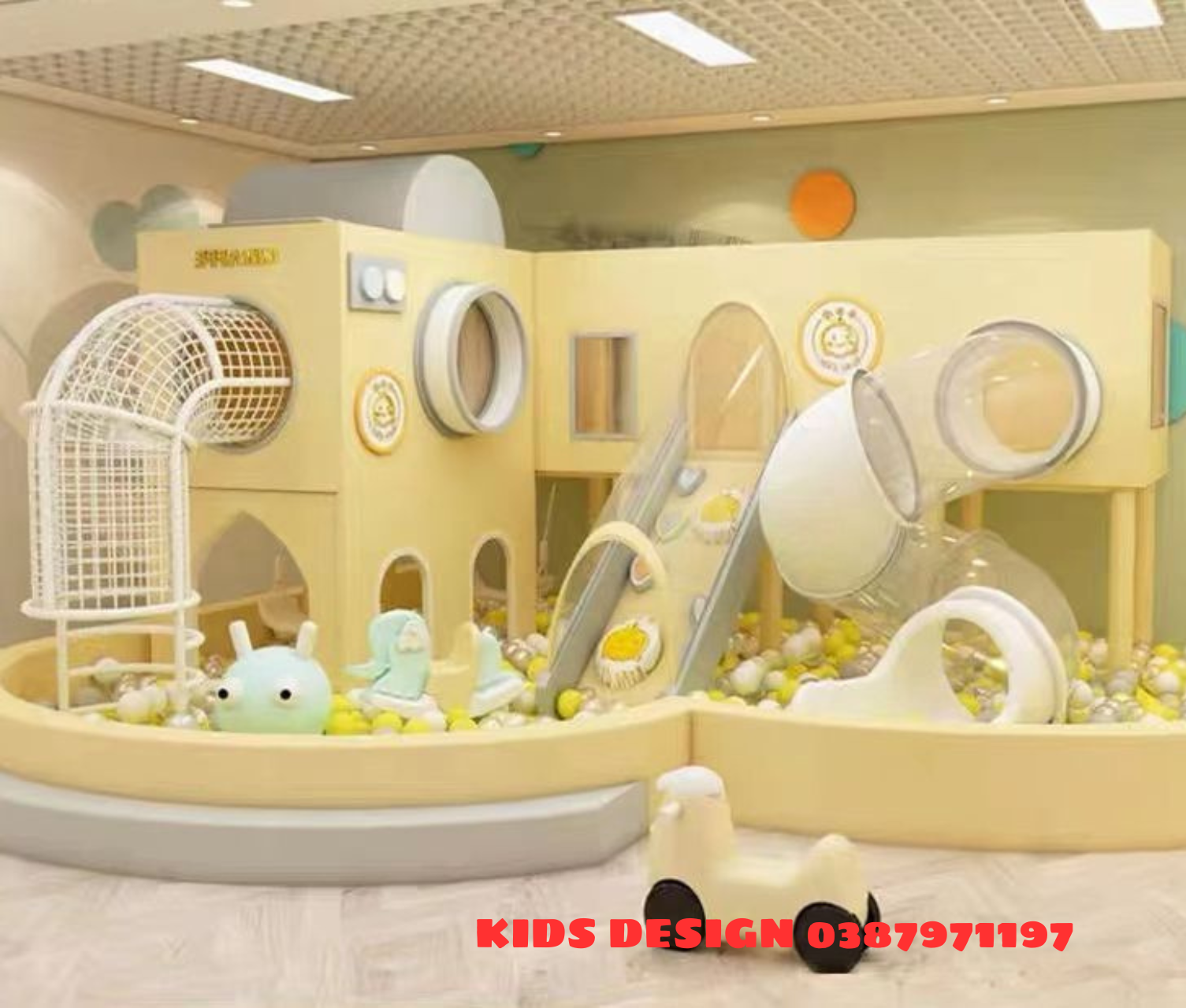 thiết kế khu vui chơi mini trong nhà 