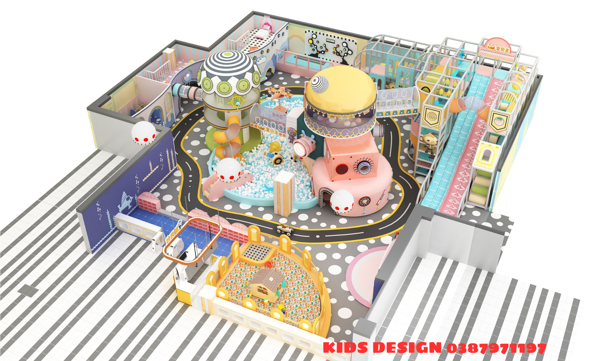 Bản vẽ khu vui chơi tân bình 