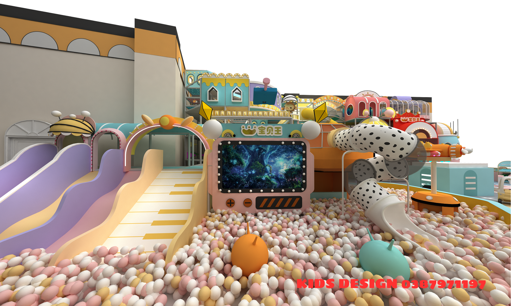 Thiết kế thi công khu vui chơi quận Tân Bình , tp Hồ chí minh