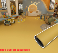 Thảm vinyl khu vui chơi , mầm non