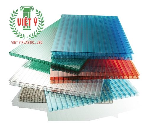 TẤM LỢP LẤY SÁNG POLYCARBONATE RỖNG 5MM