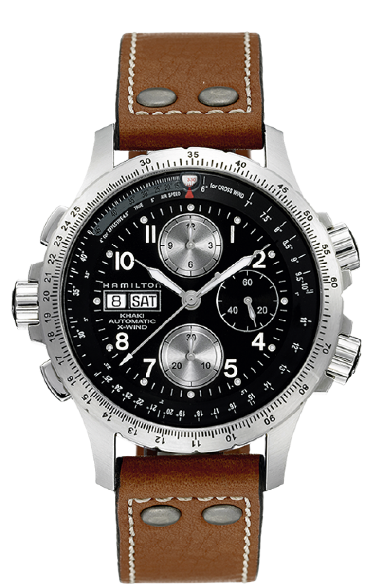 HAMILTON - KHAKI AVIATION X-WIND AUTO CHRONO - H77.616.533