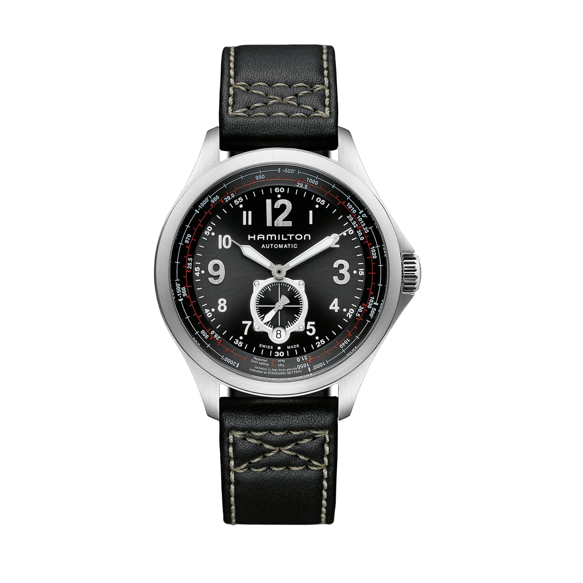 HAMILTON - KHAKI AVIATION QNE AUTO - H76.655.733