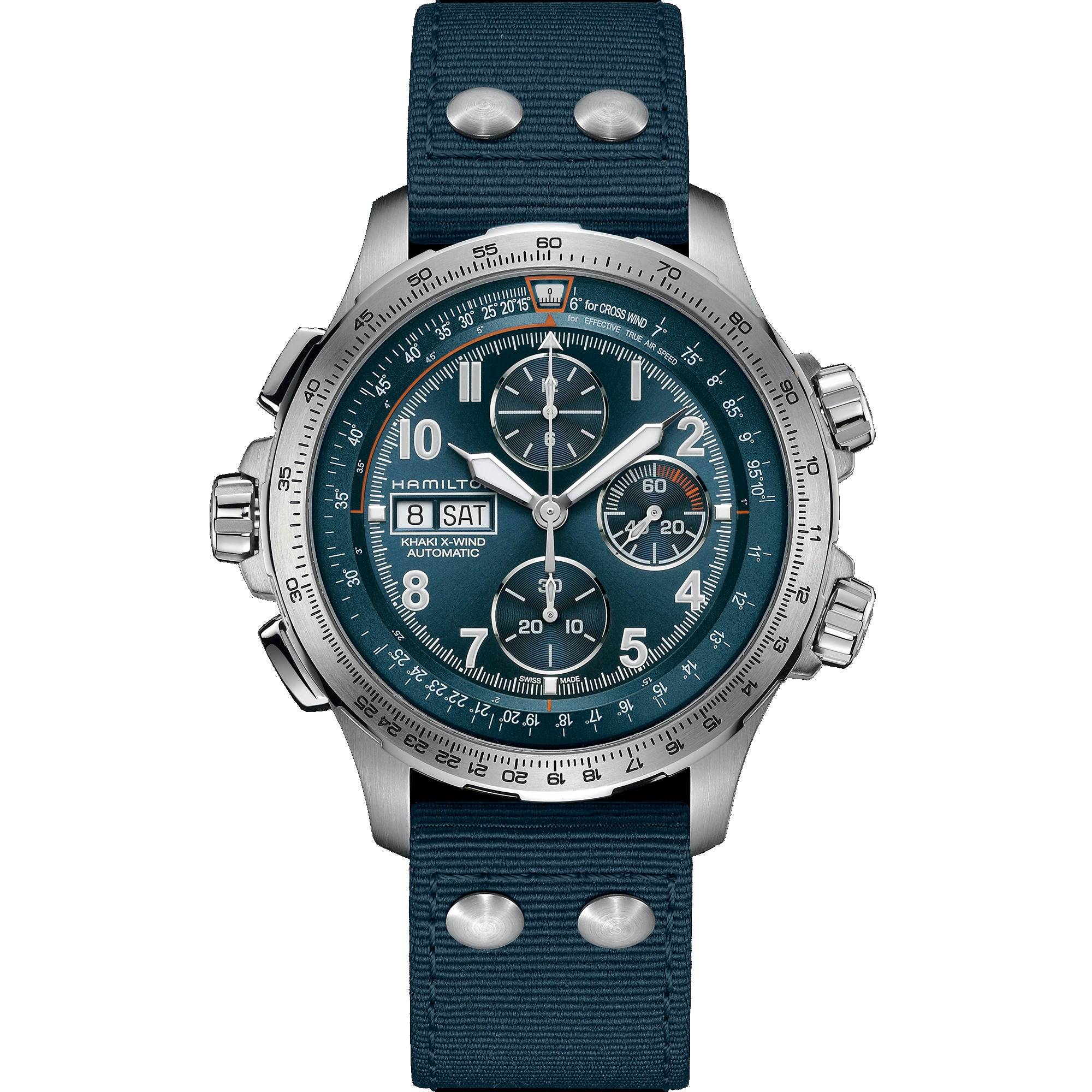 HAMILTON - KHAKI AVIATION X-WIND AUTO CHRONO - H77.906.940