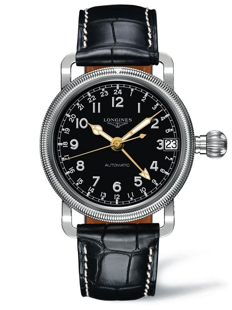 LONGINES - HERITAGE AVIGATION OS CROWN 24H - L2.778.4.53.0