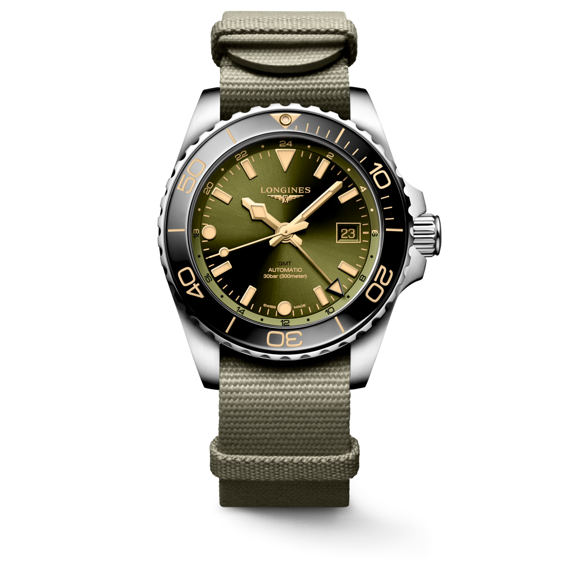 LONGINES - HYDROCONQUEST GMT - L3.790.4.06.2