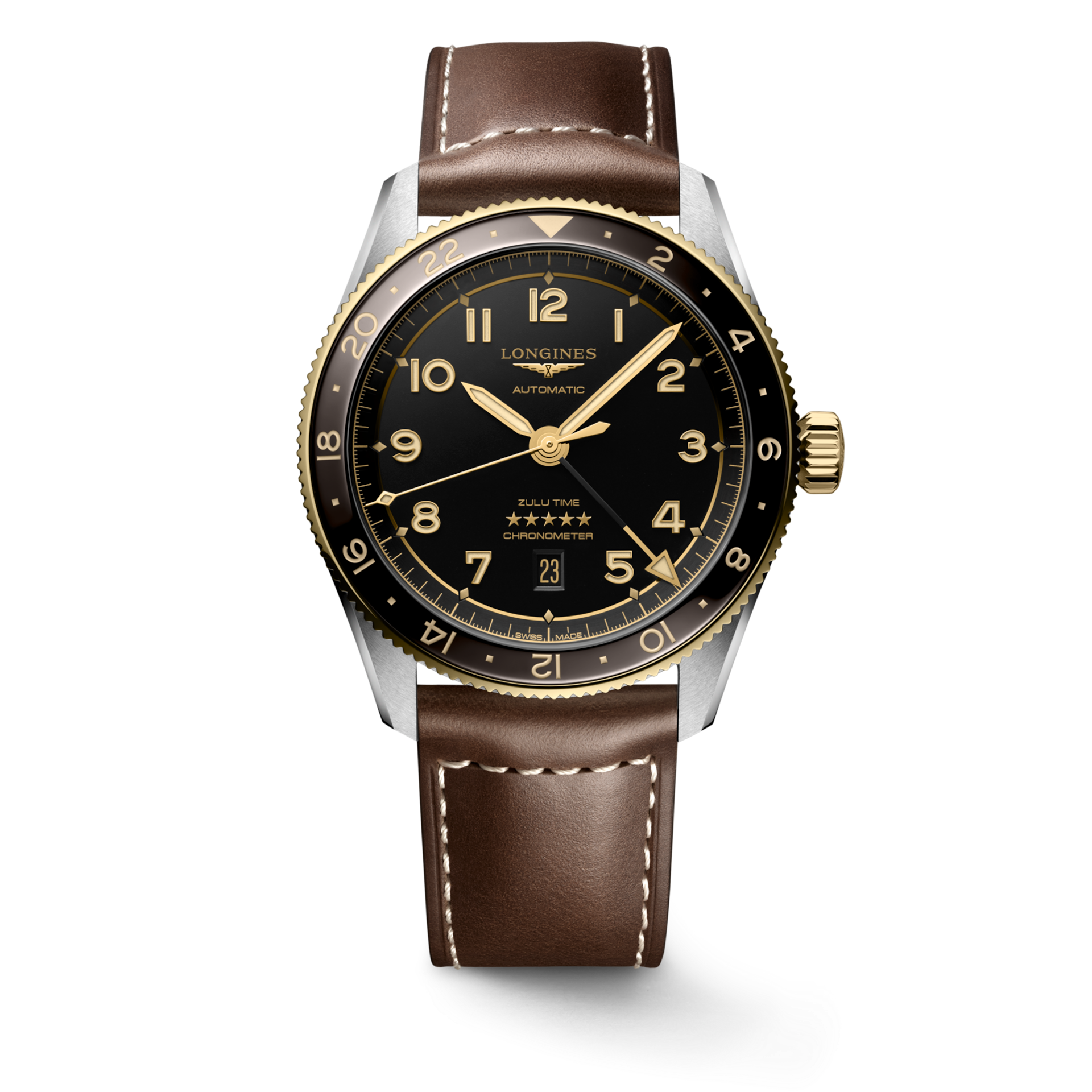 LONGINES -  ZULU TIME - L3.812.5.53.2