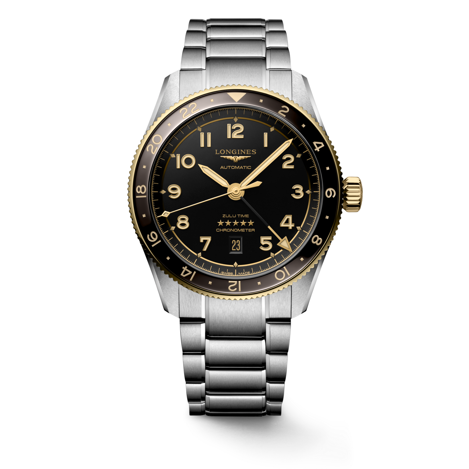 LONGINES -  ZULU TIME - L3.812.5.53.6