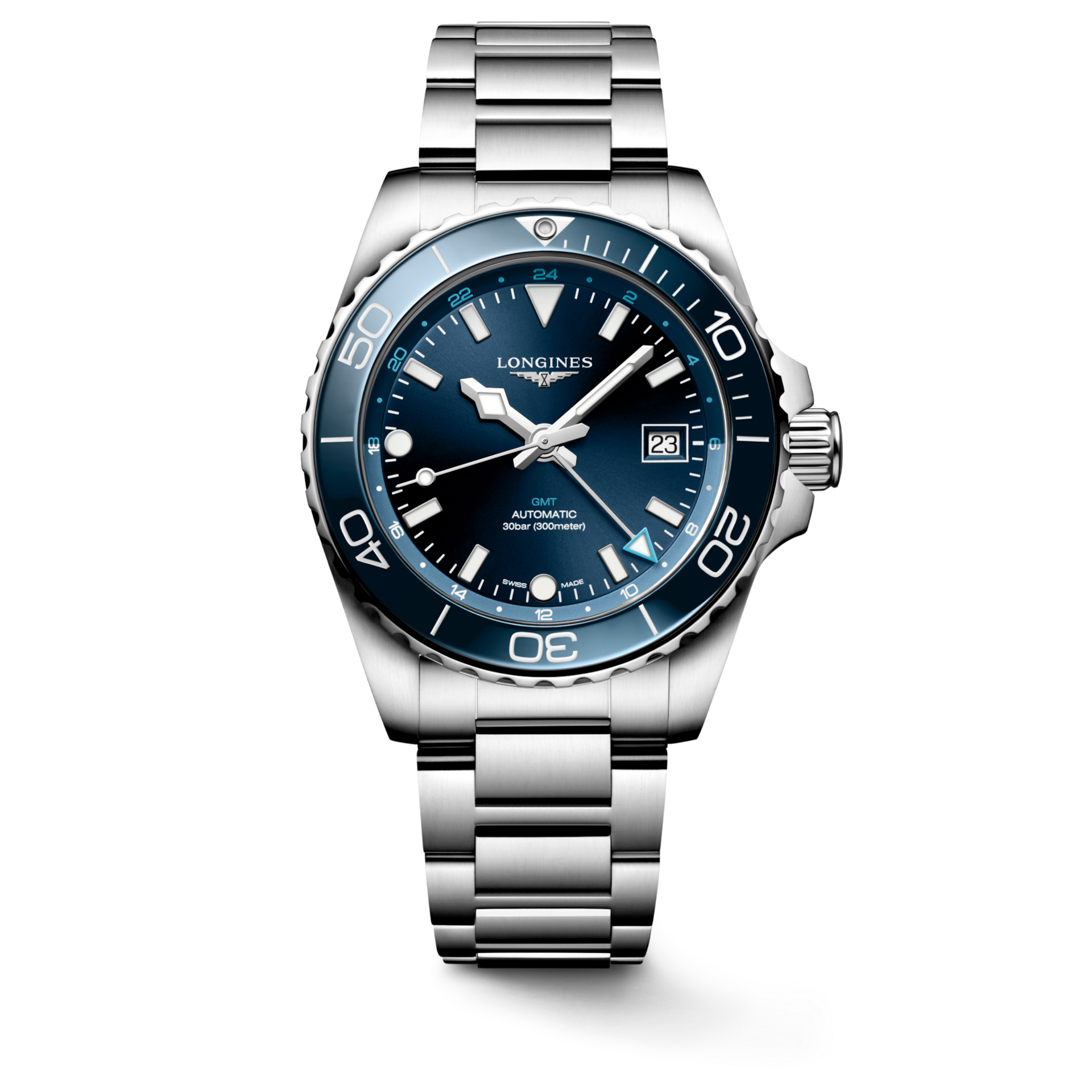 LONGINES - HYDROCONQUEST GMT - L3.790.4.96.6