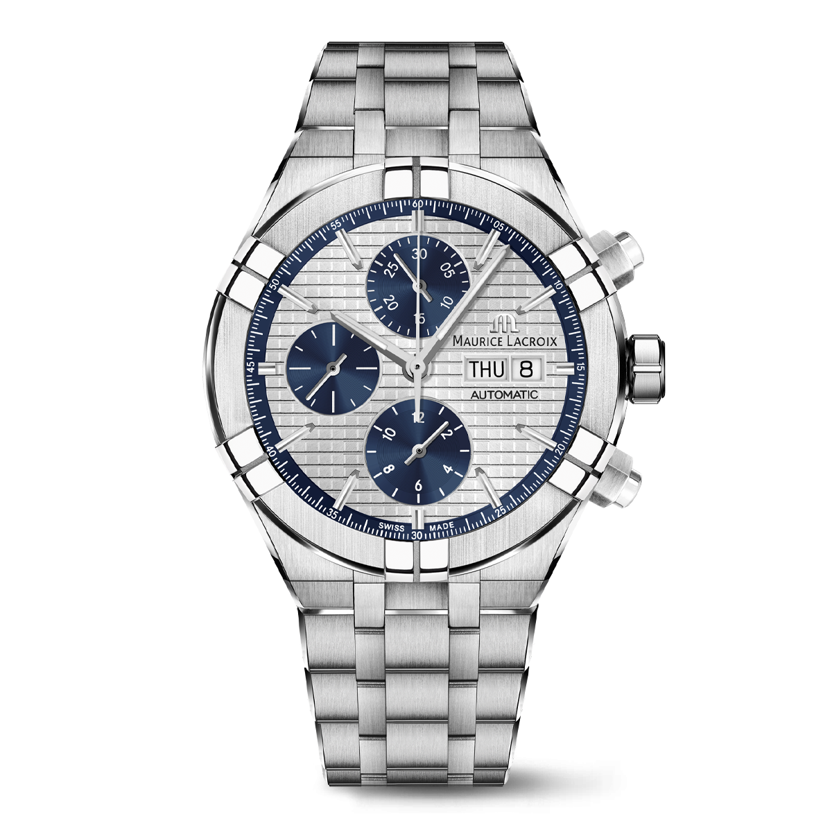 MAURICE LACROIX - AIKON AUTOMATIC CHRONOGRAPH - AI6038-SS002-131-1