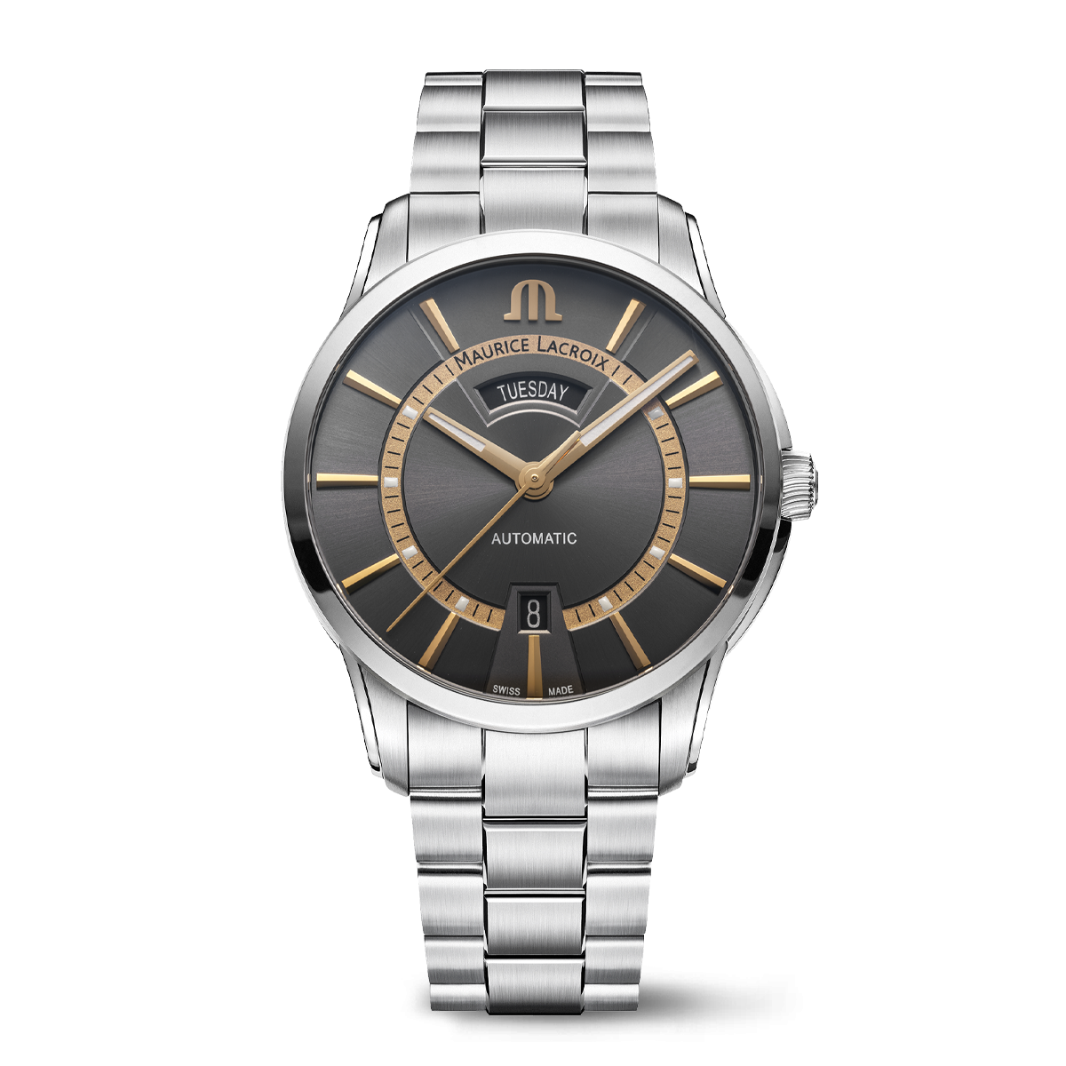 MAURICE LACROIX - PONTOS DAY DATE - PT6358-SS002-333-1