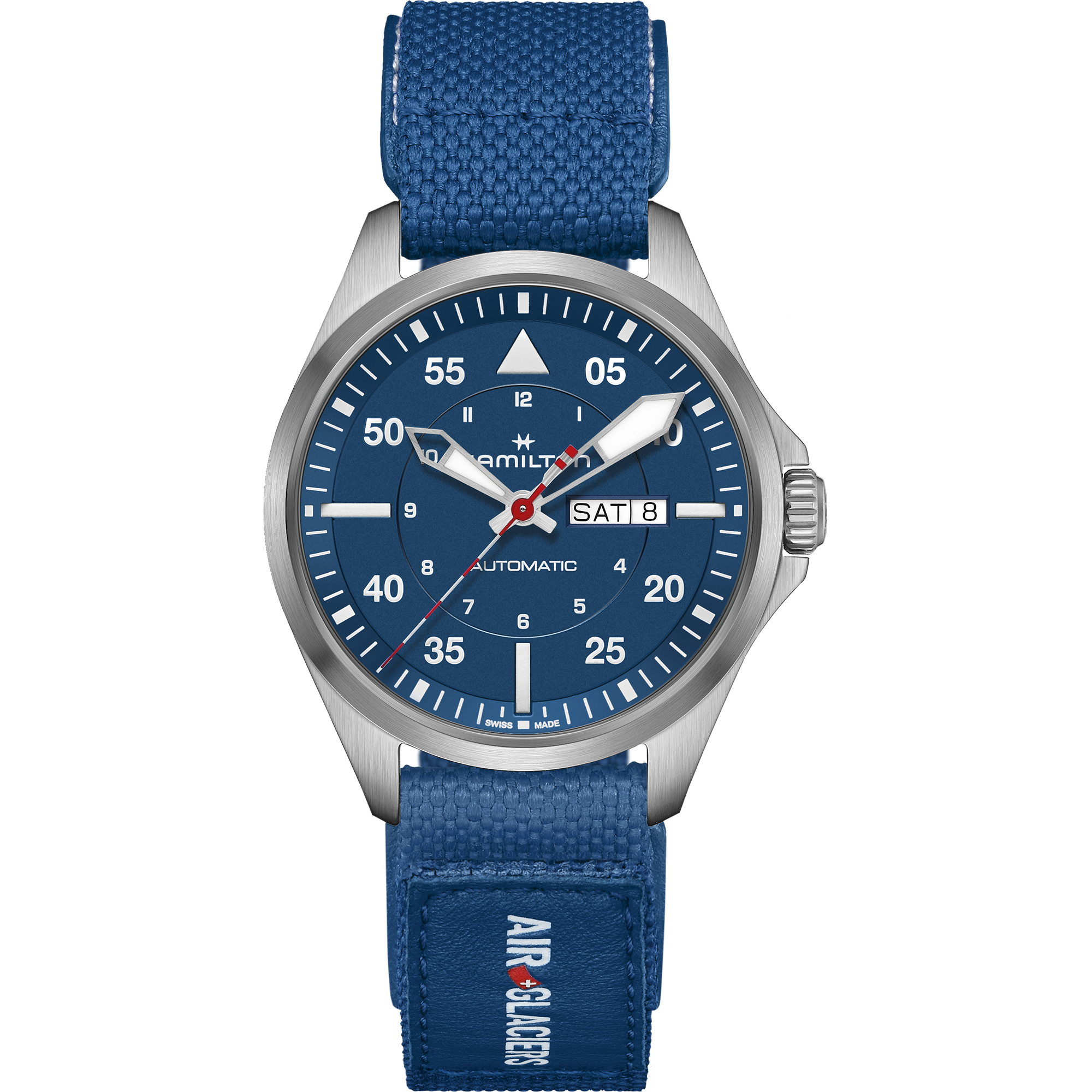 HAMILTON - Khaki Aviation Pilot Day Date Auto (Air-Glaciers Edition) - H64.655.941