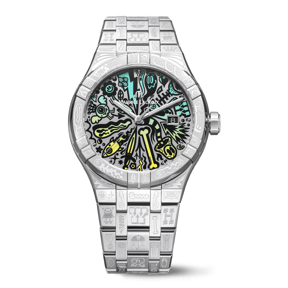 MAURICE LACROIX - AIKON AUTOMATIC WOTTO LIMITED EDITION - AI6008-SS009-090-1