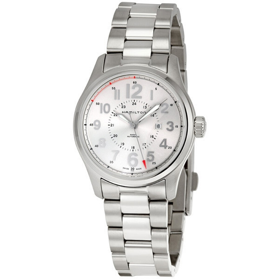 HAMILTON - Khaki Officer Silver Dial GMT - H70.365.183