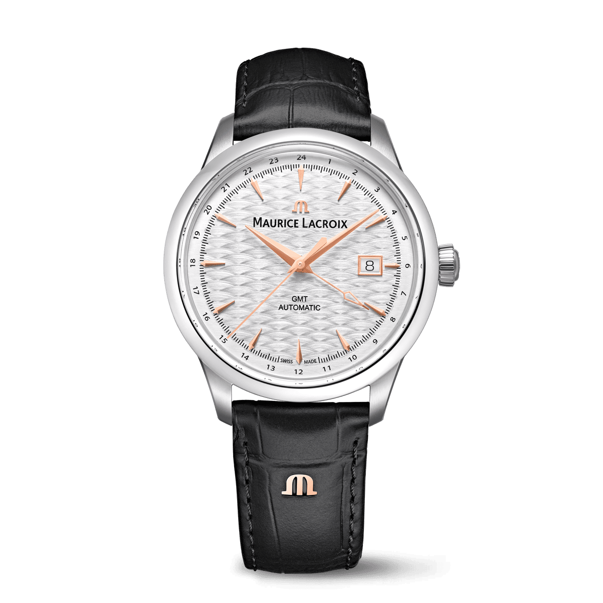 MAURICE LACROIX - 1975 AUTOMATIC VAGUES DU JURA GMT - 756048-SS001-131-2