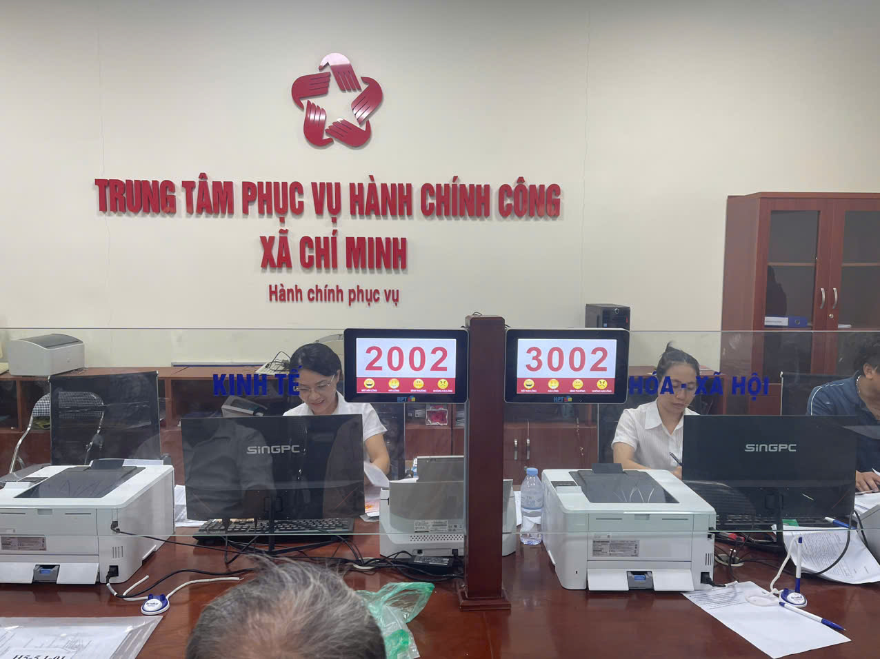 Hiển thị quầy 3 in1 LCD