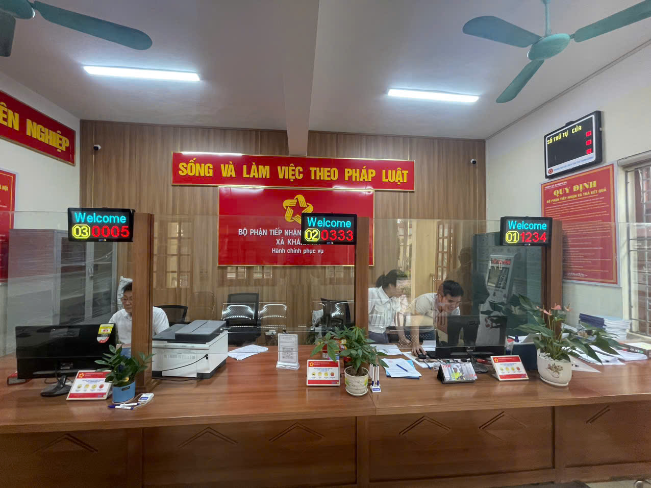 Bảng led hiển thị quầy 3in1