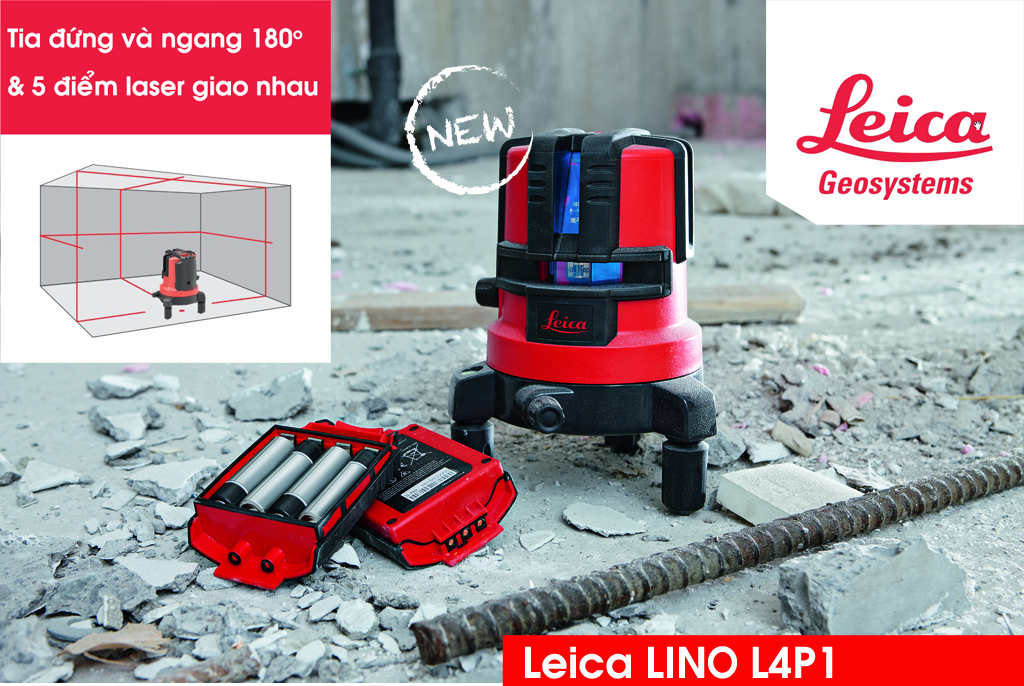 Máy mực bằng laser Leica Lino L4P1